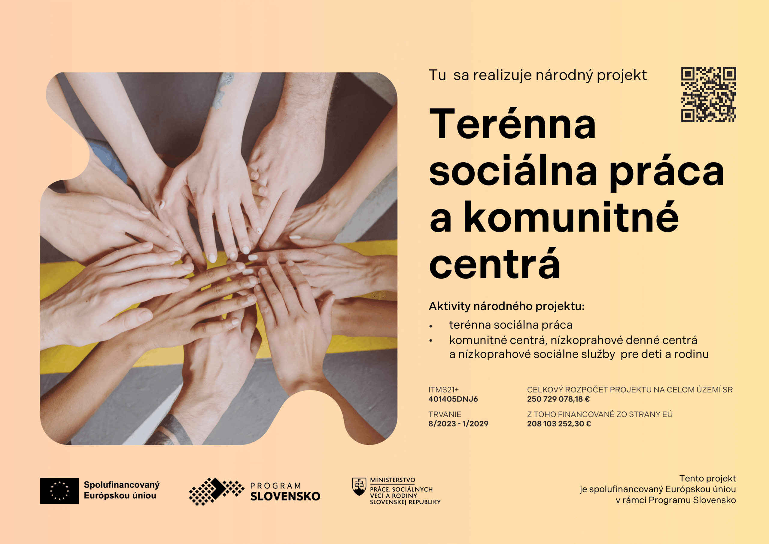 Národný projekt Terénna sociálna práca a komunitné centrá